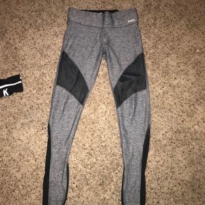 Ultimate pink leggings with mesh